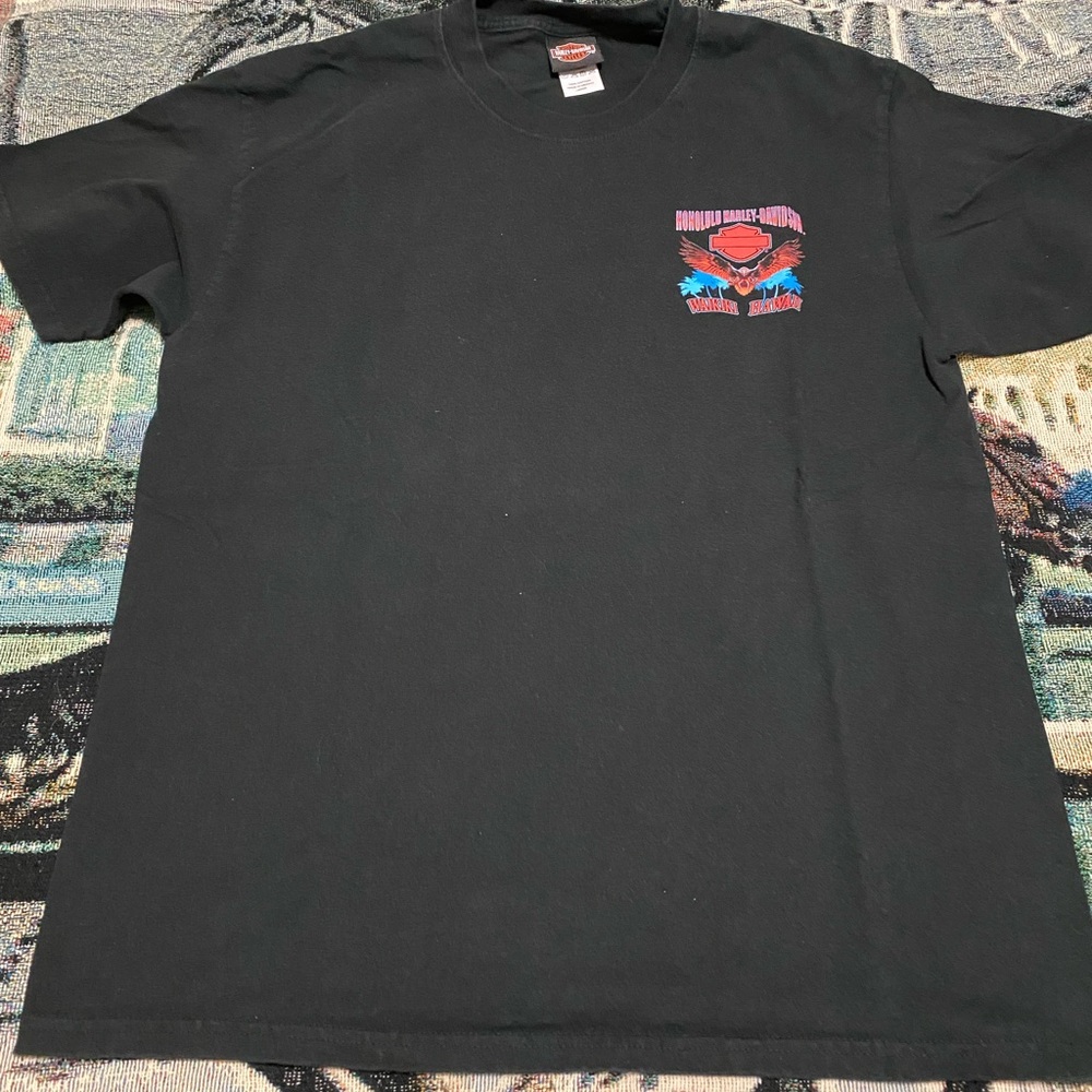 VINTAGE 2008 HD HARLEY DAVIDSON T-SHIRT LARGE